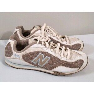 New Balance Shoes 442 Women’s Size 8 Brown White Blue Running Sneakers CW442TF